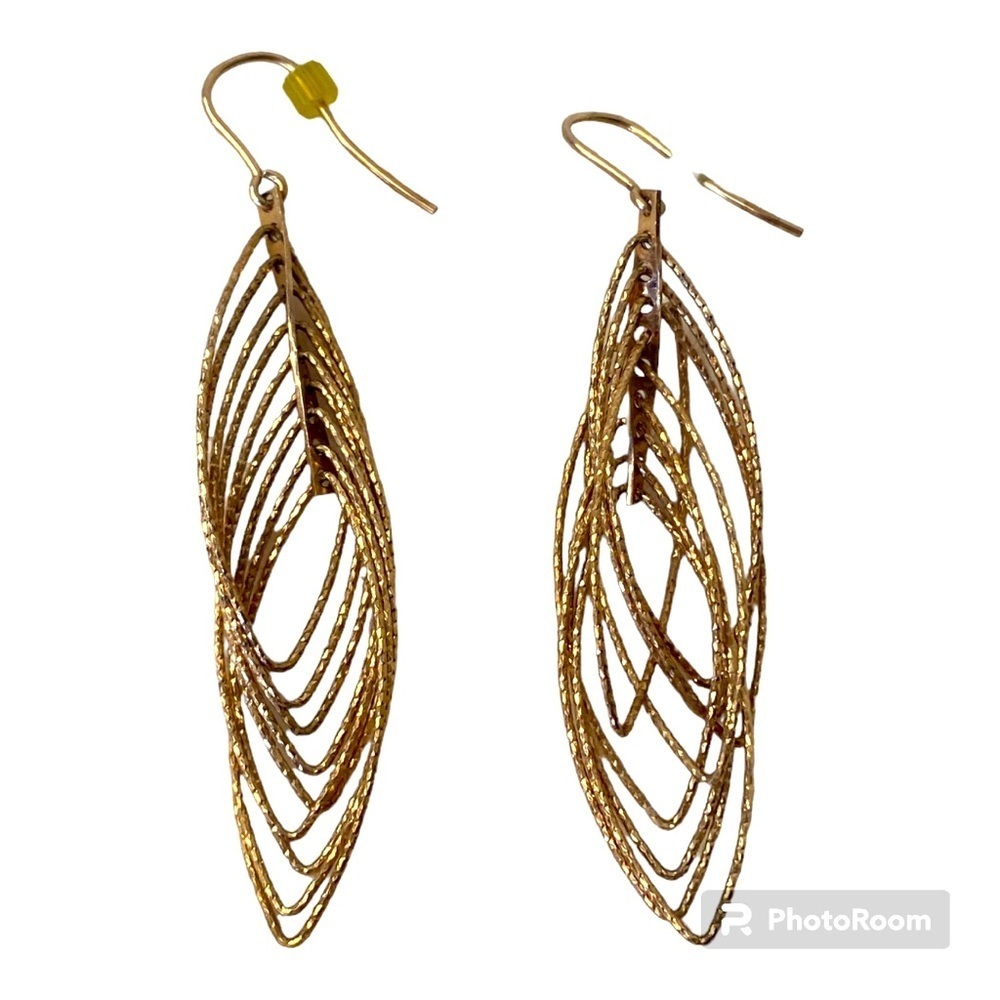 Rose Gold Dangle Earrings